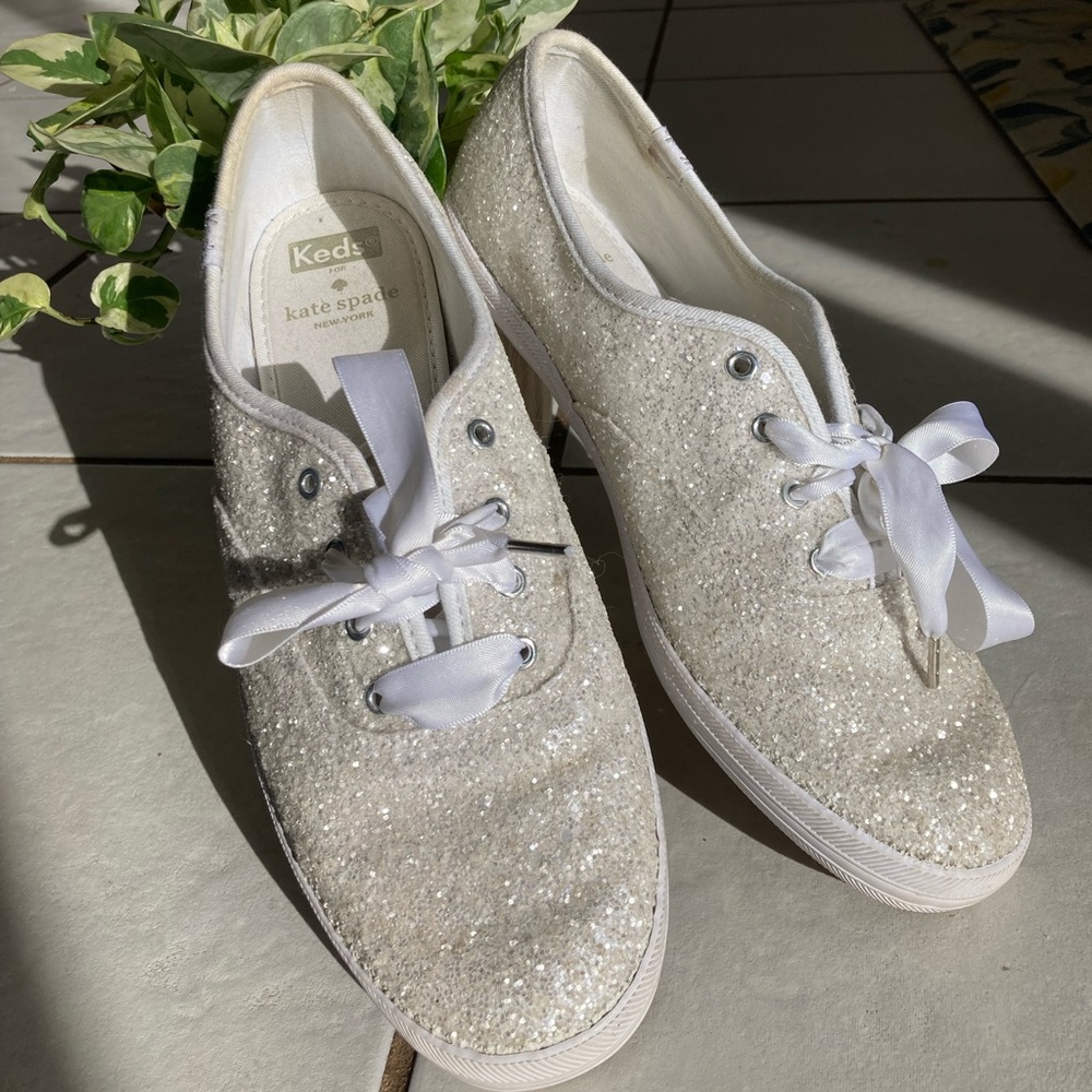 Keds x Kate Spade sparkle shoes